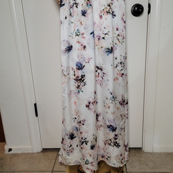 Show Me Your Mumu White Floral Kendall Maxi Dress Size XL Boho Weddin Maxi Dress - Picture 2 of 13